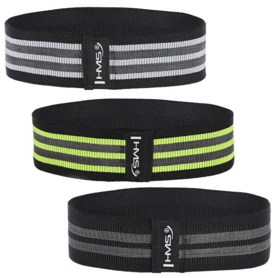 Benzi elastice Hip Band - 3 bucăți - HMS HB20 3în1