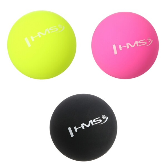 Masážna lopta HMS BLC01 zelená - Lacrosse Ball