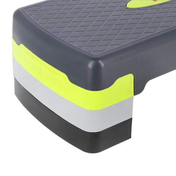 Stepper gimnastcă/aerobic - HMS AS002E - gri/verde