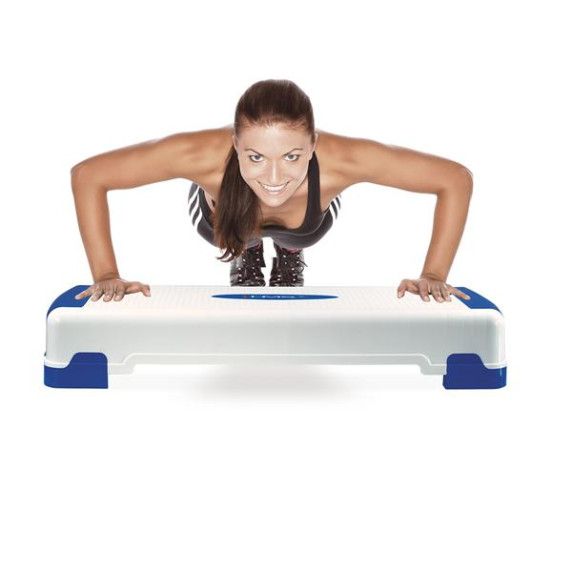 Stepper fitnes HMS AS005 - alb/albastru