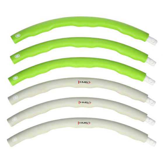 Cerc hulahopp - 100 cm - verde/alb - HMS HHP003
