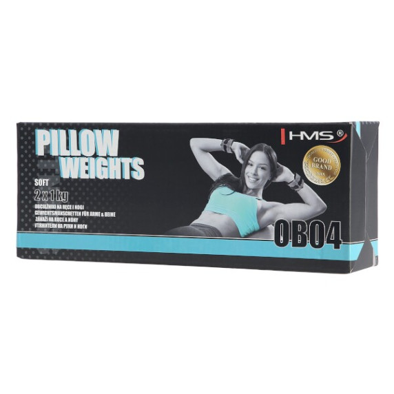 Záťaže HMS OB04, 2 x 1 kg, modré