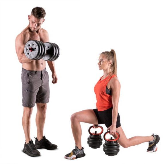 Sada činiek HMS SGX140 Pro 6v1 40 kg