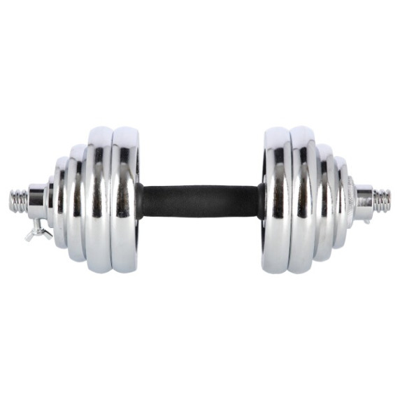 Cinkový set v kufri HMS STC30 2x15 kg, chróm