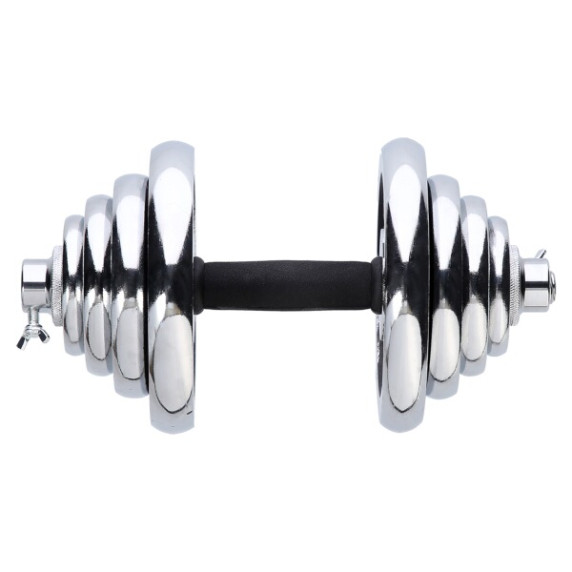 Činkový set v kufri HMS STC50 2x25 kg, chróm