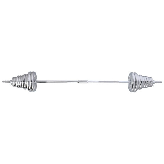 Činkový set v kufri HMS STC50 2x25 kg, chróm