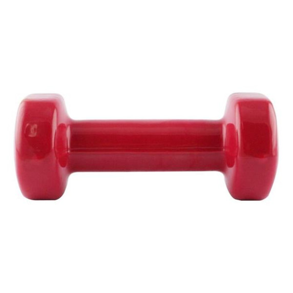 Ganteră din fontă acoperită cu vinil - HMS - 2 kg