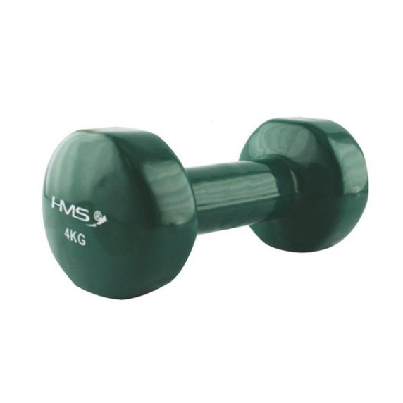 Ganteră din fontă acoperită cu vinil HMS 4 kg