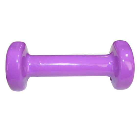 Ganteră din fontă acoperită cu vinil HMS -  0,75 kg
