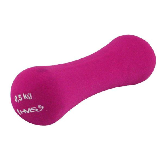 Liatinová činka pokrytá neoprenom HMS 0,5 kg