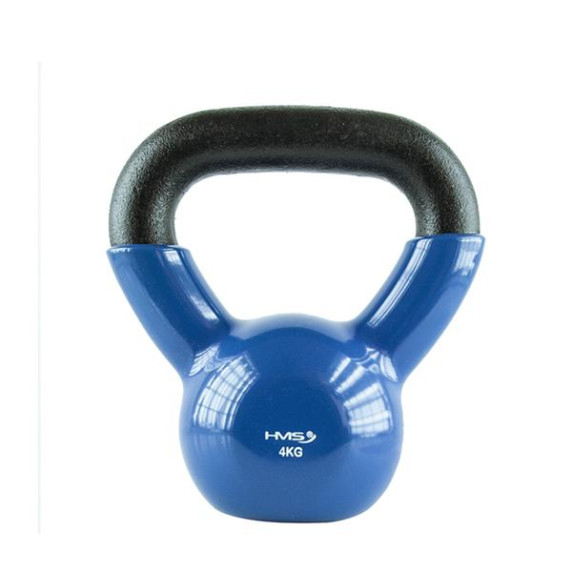 Ganteră Kettlebell - 4 kg - HMS KN - albastru