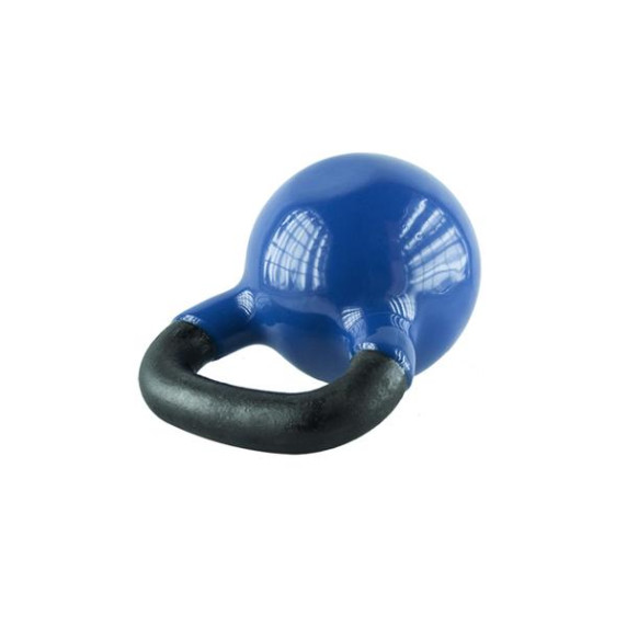 Kettlebell kézi súlyzó, gömbsúly vinil bevonattal HMS KN 6 kg - Kék