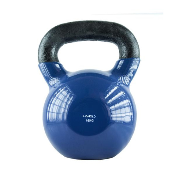 Ganteră Kettlebell - HMS KN 16 kg - albastru