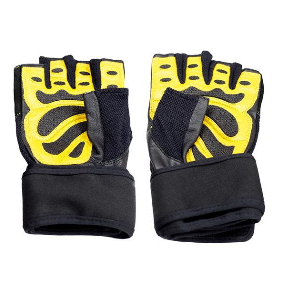 FITNESS RUKAVICE ŽLTÉ RST01 HMS