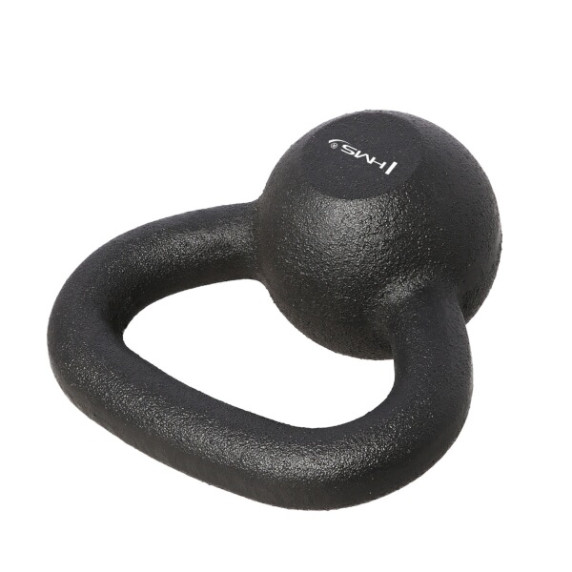 Ganteră kettlebell - 4 kg - HMS KZG04 - negru