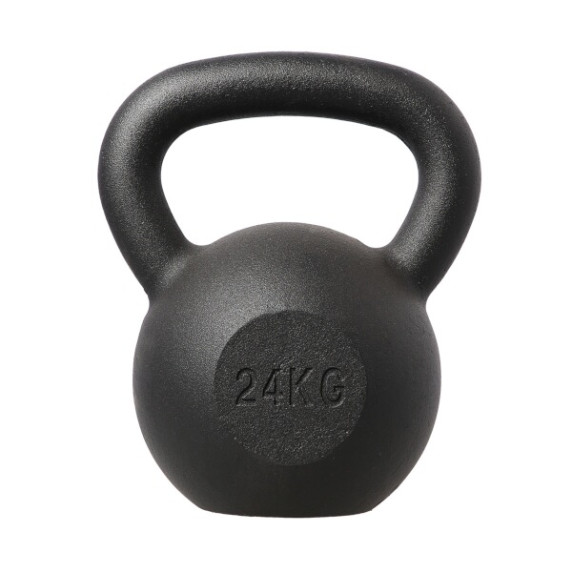 Ganteră kettlebell - HMS KZG24 - 24 kg - negru