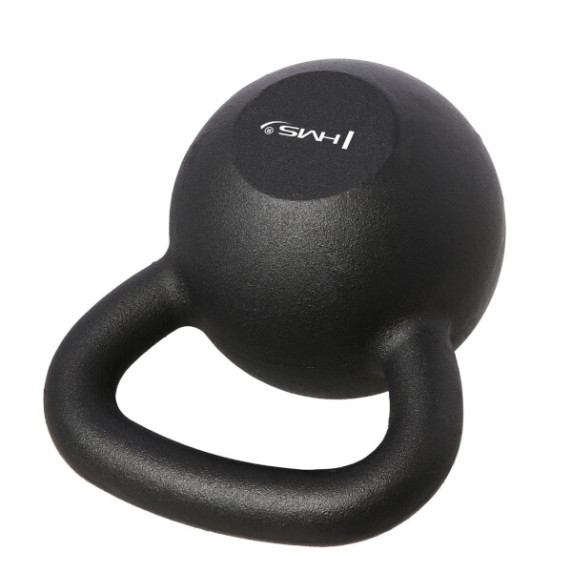 Ganteră kettlebell - HMS KZG24 - 24 kg - negru