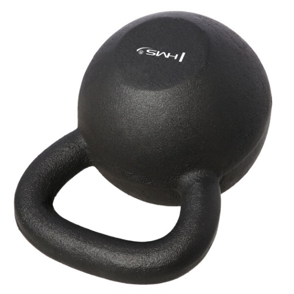 Ganteră kettlebell - HMS KZG32 - 32 kg - negru