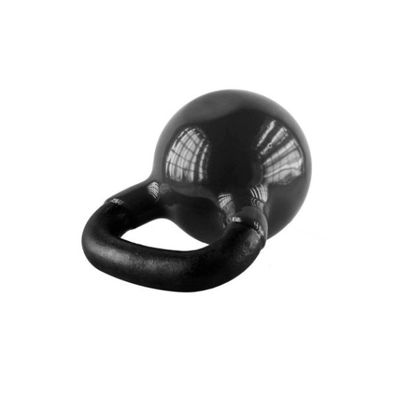 Kettlebell pokrytý vinylom HMS KNV04 4 kg, čierny
