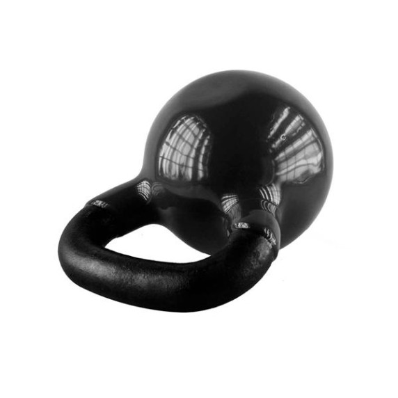 Kettlebell pokrytý vinylom HMS KNV08 8 kg, čierny