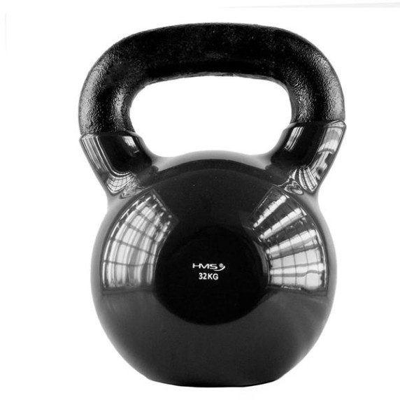  Ganteră Kettlebell - HMS KNV32 32 kg - Fekete