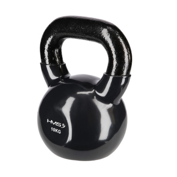 Ganteră Kettlebell - HMS KNV10 10 kg - negru