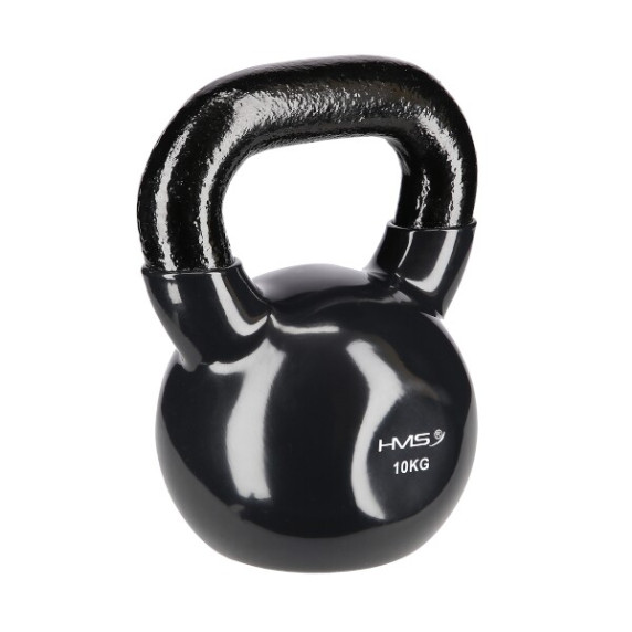 Ganteră Kettlebell - HMS KNV10 10 kg - negru