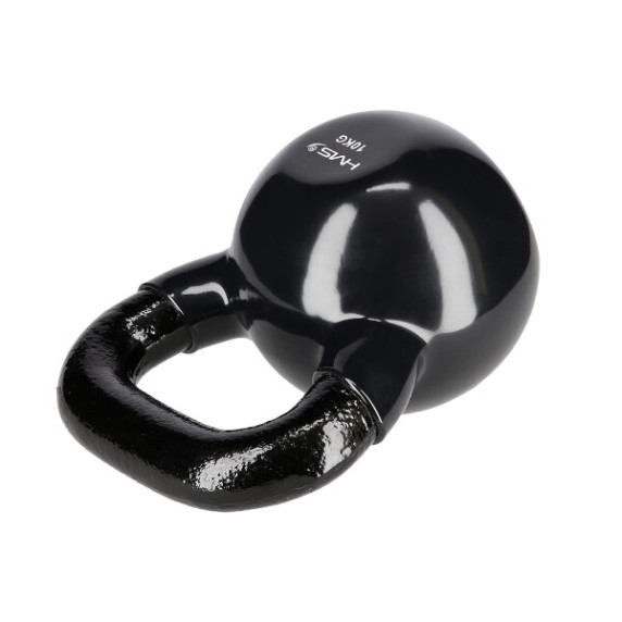 Ganteră Kettlebell - HMS KNV10 10 kg - negru