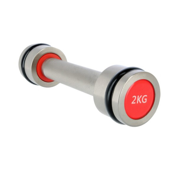 Chrómované profesionálny činky HMS PREMIUM HH02 2 x 2 kg