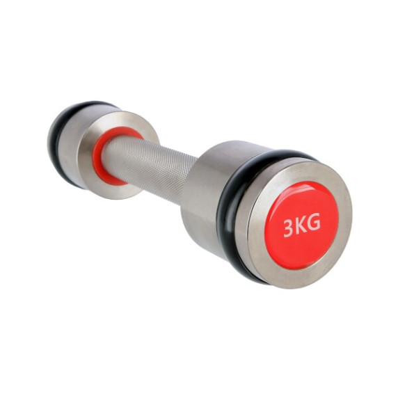 Chrómované profesionálny činky HMS PREMIUM HH03 2 x 3 kg