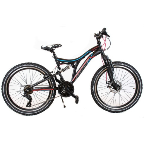 KANDS SNIPER Junior horský bicykel 24" 2020 - čierno/červený