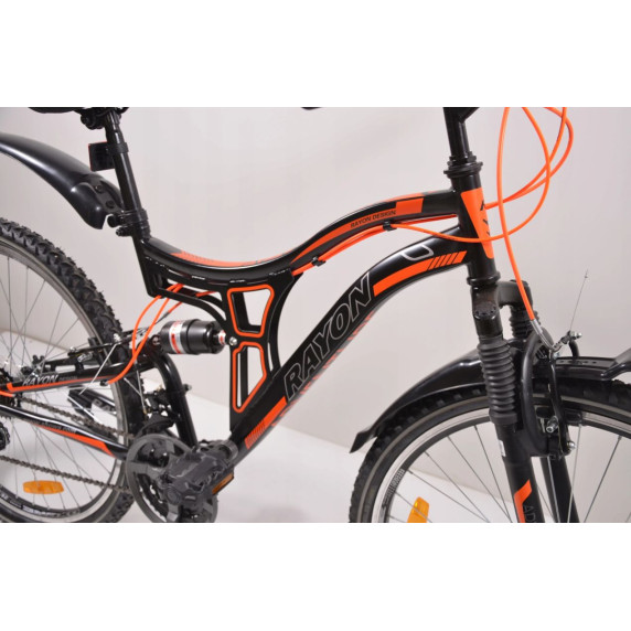 Horský bicykel pánsky Adventure 26" čierno-oranžový