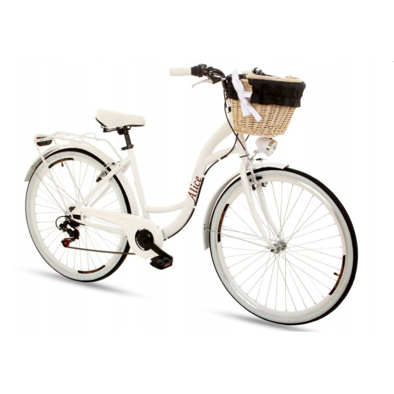 Dámsky bicykel Goetze ALICE 28" - biely