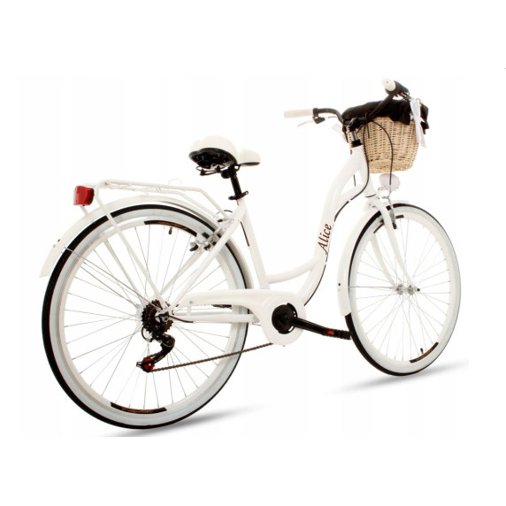 Dámsky bicykel Goetze ALICE 28" - biely