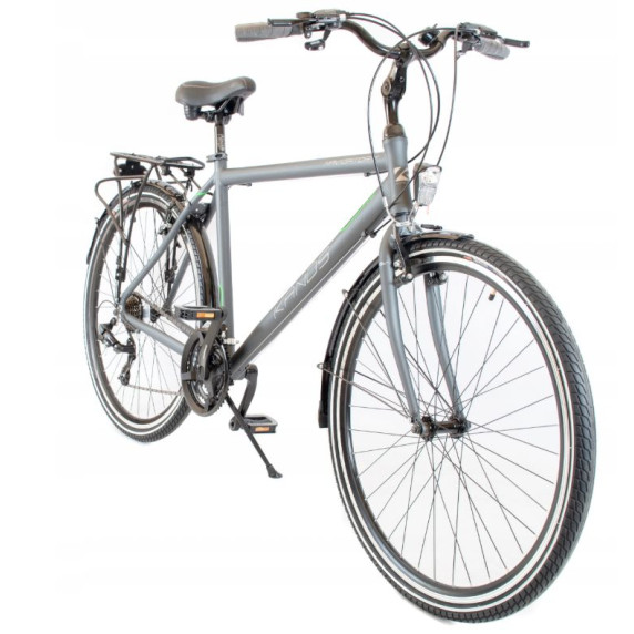 KANDS Navigator-X Pánsky turistický bicykel ALU 28" rám 21" 2020 - grafitovo-zelený