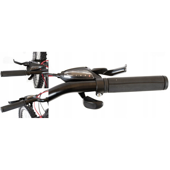 KANDS SNIPER Junior horský bicykel 24" 2020 - čierno/červený