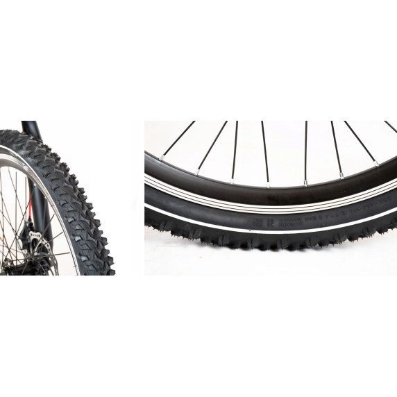 KANDS SNIPER Junior horský bicykel 24" 2020 - čierno/červený