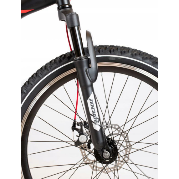 KANDS SNIPER Junior horský bicykel 24" 2020 - čierno/červený