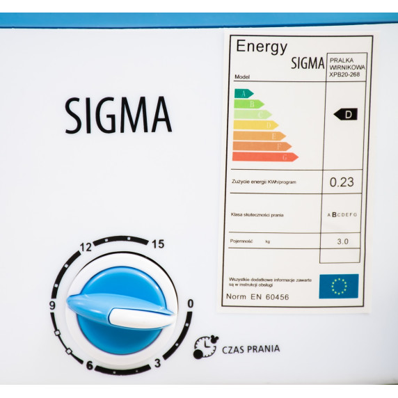 Mini mosógép 3kg Sigma XPB20-268 - kék