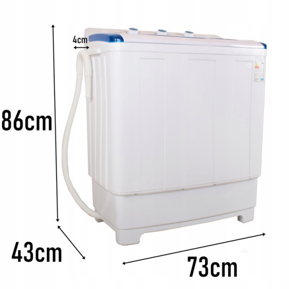 Mosógép 7 kg + centrifuga 5 kg Sigma XPB78-8S