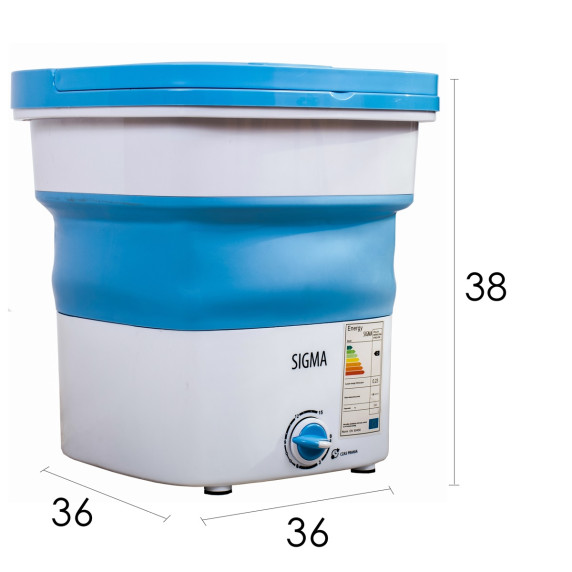 Mini mosógép 3kg Sigma XPB20-268 - kék