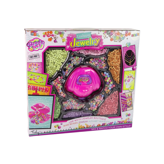 Set mărgele pentru confecționarea bijuteriilor - Inlea4Fun BEADS SET