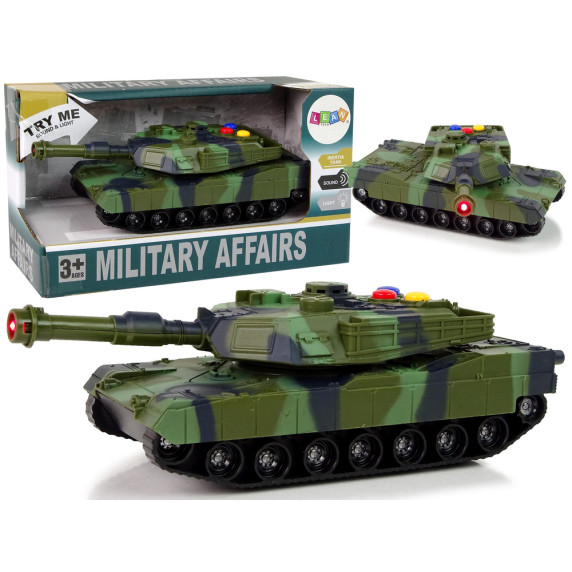 Játék tank fény- és hangeffektekkel 1:32  Inlea4Fun MILITARY AFFAIRS