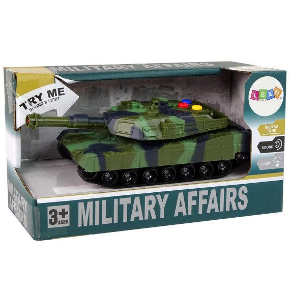 Játék tank fény- és hangeffektekkel 1:32  Inlea4Fun MILITARY AFFAIRS