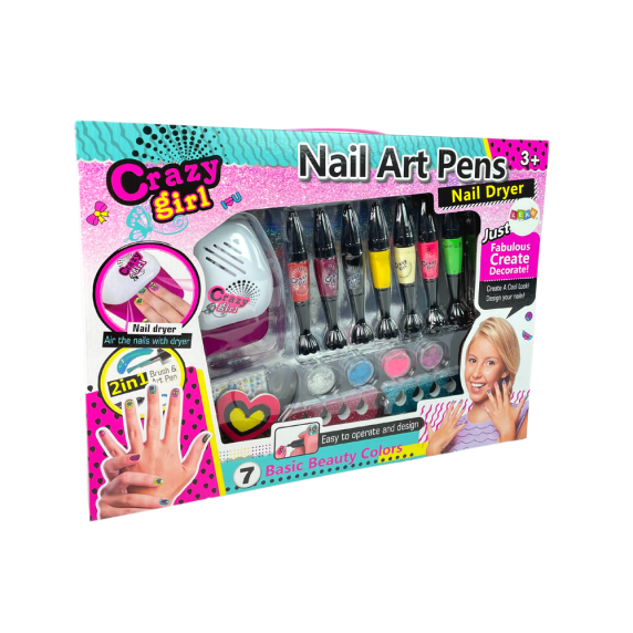 Set manichiură pentru copii - Inlea4Fun NAIL ART PENS