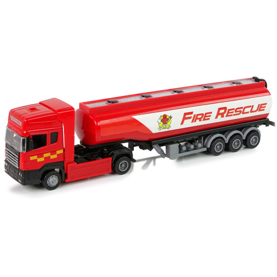 Camion cisternă de pompieri - 30 cm - roșu - DIE CAST