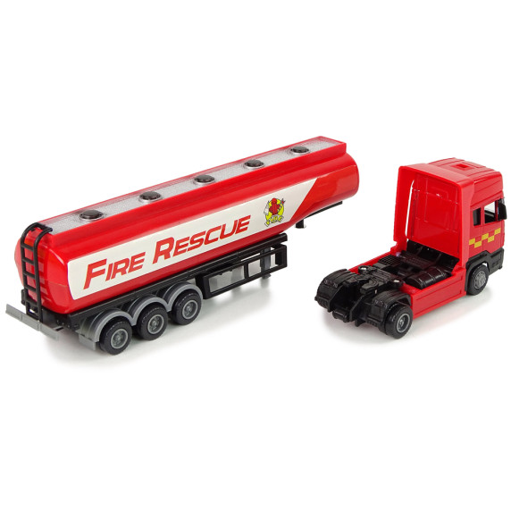 Camion cisternă de pompieri - 30 cm - roșu - DIE CAST