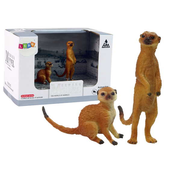 Set de figurine 2 buc - Inlea4Fun SERIES MODEL -suricată