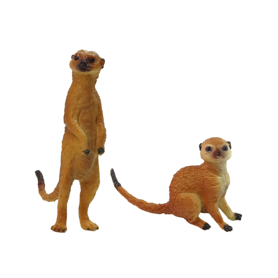 Set de figurine 2 buc - Inlea4Fun SERIES MODEL -suricată