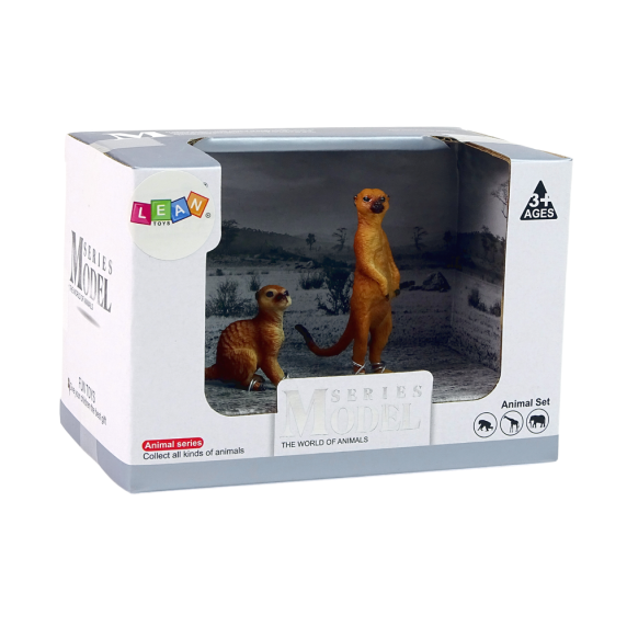 Set de figurine 2 buc - Inlea4Fun SERIES MODEL -suricată